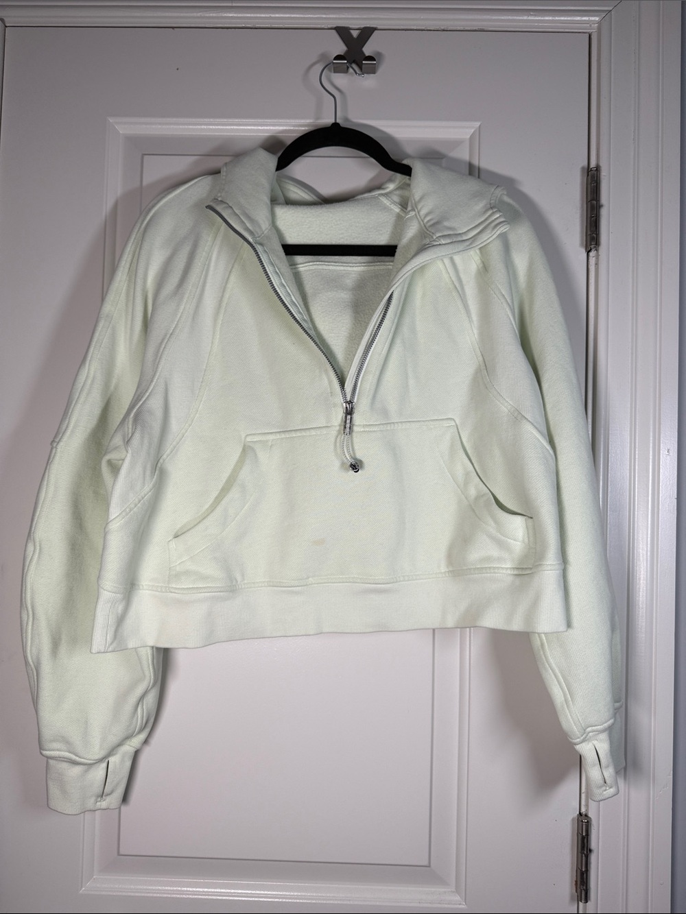 lululemon athletica Cropped Half-Zip Pullover - Mint Green